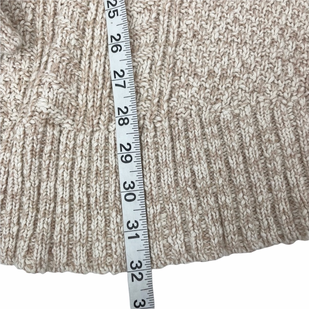 Anthropologie Sparrow Ceilia Kimono Cardigan Sweater Size Medium Beige Tan Knit - Picture 6 of 6